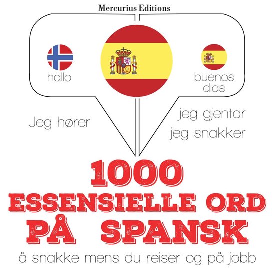 1000 essensielle ord på spansk - cover