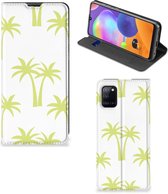Telefoonhoesje Geschikt voor Samsung Galaxy A31 Magnet Case Palmtrees