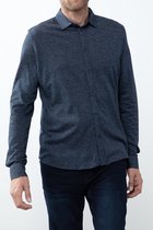 Sissy-Boy - Blauw jersey overhemd