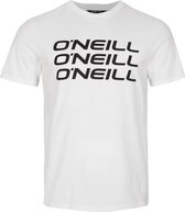 O'Neill T-Shirt Men Triple Stack Powder White L - Powder White Materiaal: 100% Katoen (Biologisch) Round Neck