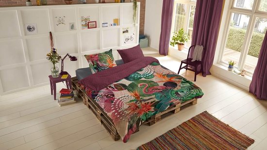 HIP Sirke Dekbedovertrek Eenpersoons - 140x200/220 cm - Multi kleur van HIP — afbeelding 3