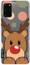 Casetastic Samsung Galaxy S20 Plus 4G/5G Hoesje - Softcover Hoesje met Design - Rudolph Reindeer Print