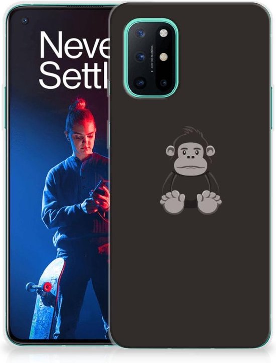 PU Silicone Etui Bumper Gel pour OnePlus 8T Coque Téléphone Gorille