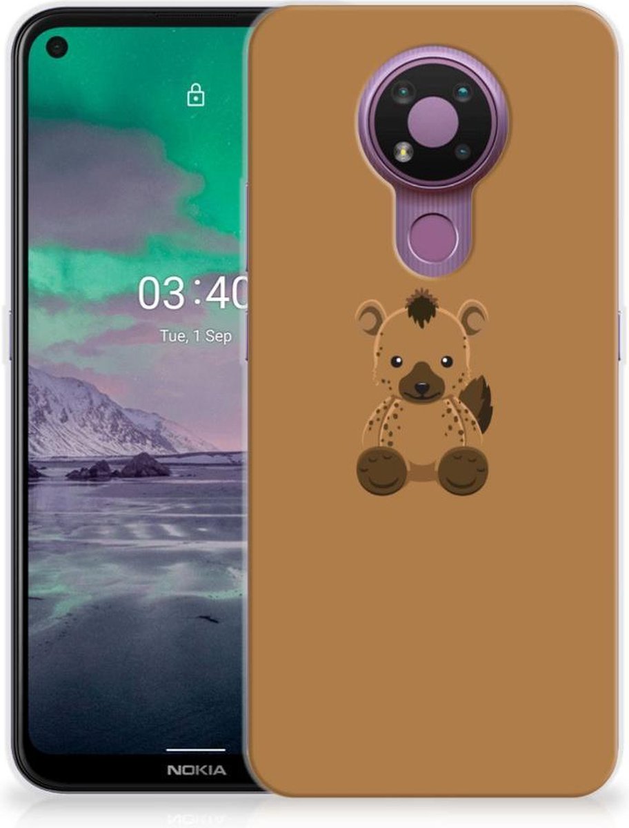 Nokia 3.4 Telefoonhoesje met Naam Baby Hyena