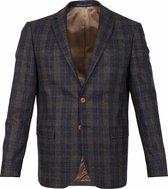 Suitable Prestige Colbert Deloro Ruit Donkerblauw - maat 54