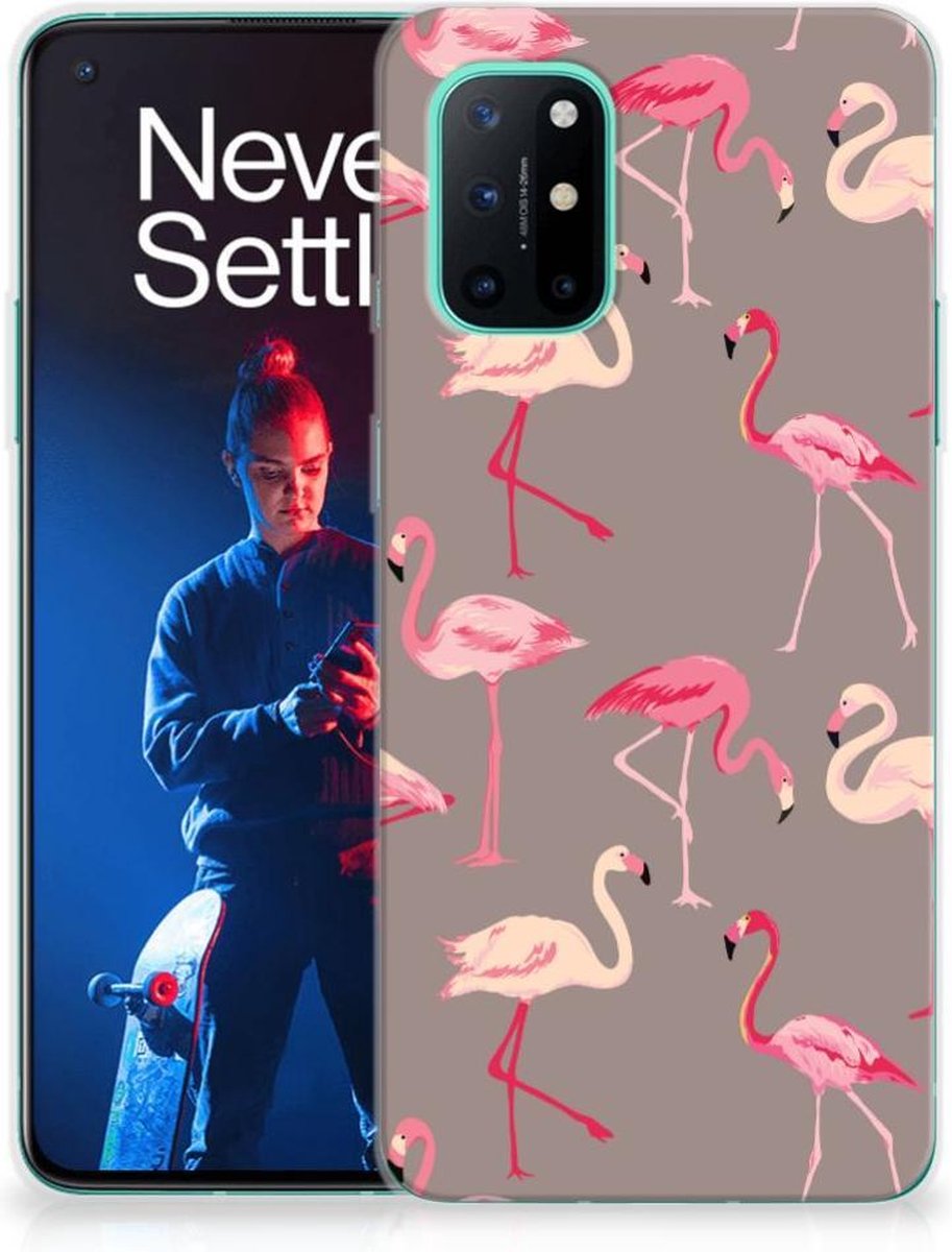 OnePlus 8T TPU Hoesje Flamingo