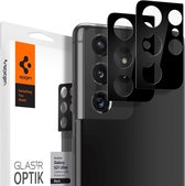 Spigen Camera Lens Tempered Glass voor Samsung Galaxy S21 Ultra - AGL02531 - Zwart