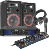 DJ set kinderen - Hercules DJControl Starlight DJ set 700 met DJ controller, speakers, versterker, koptelefoon en kabels