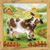 RIOLIS The Farm Little Cow borduren (pakket) 1522