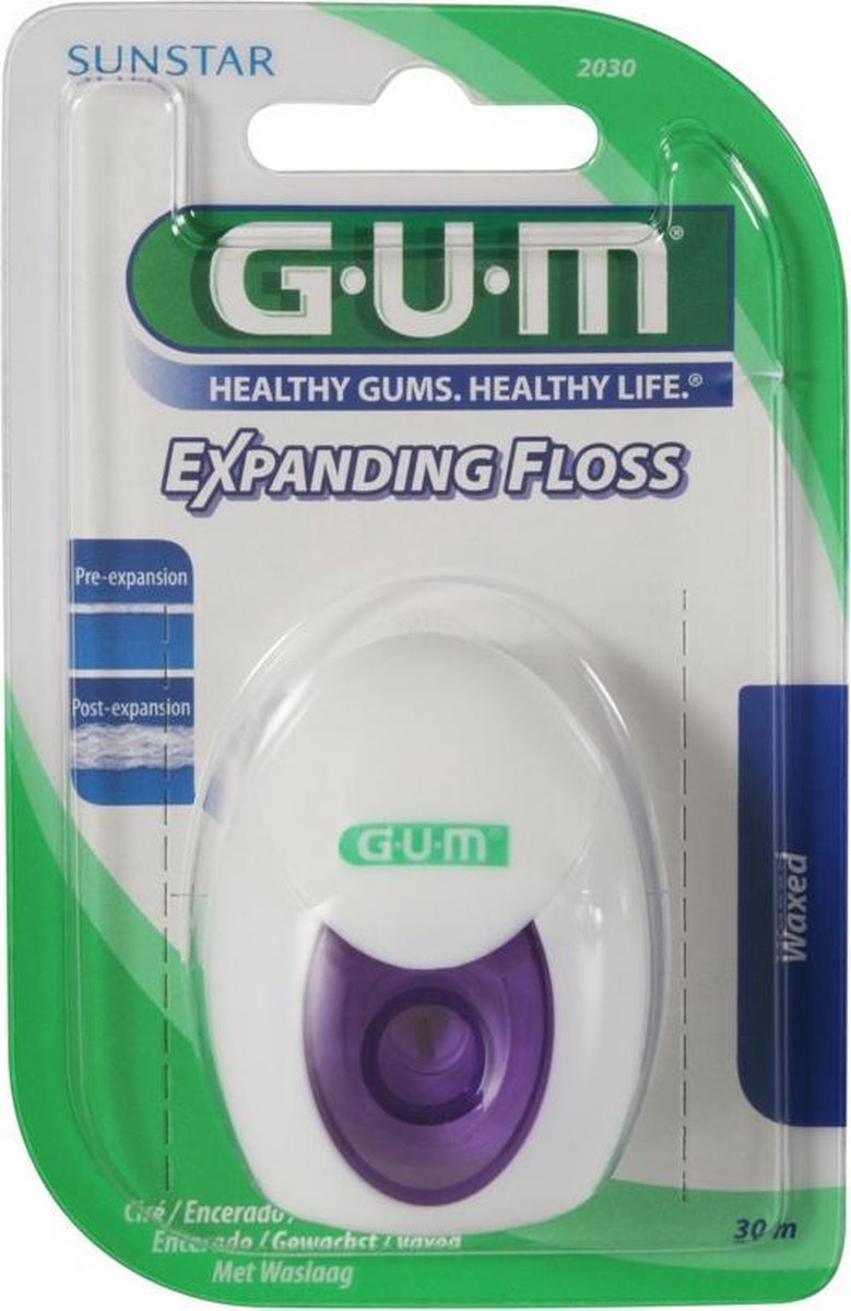 Gum Expanding Floss 30 m Flosdraad bol