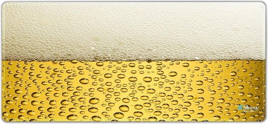 Muismat xxl bier 90 x 40 cm - Sleevy - mousepad - Collectie 100+ designs
