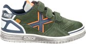 Munich jongens klittenband sneaker - Kaki - Maat 32
