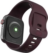 Apple watch bandje silicone new design 38mm-40mm paars Watchbands-shop.nl