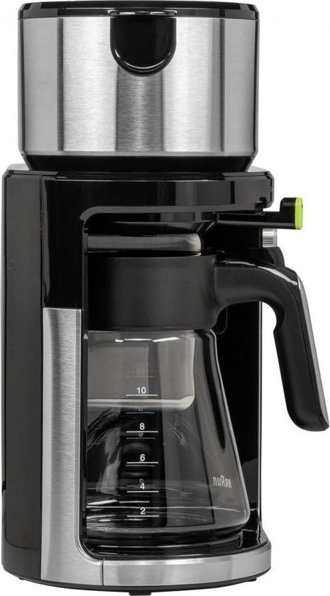 Instelbare functies voor type koffie - Braun 8021098320506 - Braun KF9050BK MultiServe Koffiezetapparaat Zwart/RVS