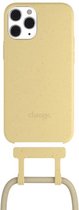 Change Case 2 in 1 Bio case - met afneembaar en verstelbaar nekkoord - voor iPhone 12 Pro Max  - Citrus Yellow