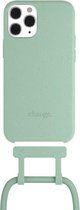 Change Case 2 in 1 Bio case - met afneembaar en verstelbaar nekkoord - voor iPhone 12 Pro Max  - Mint Green