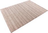 Effen Vloerkleed - Vita - Gestreept - Beige - 200x290 cm