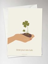 ViSSEVASSE Grow Your Own Luck - Greeting Card - XS