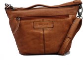 Bagsac Leren Schoudertas 6003 Cognac