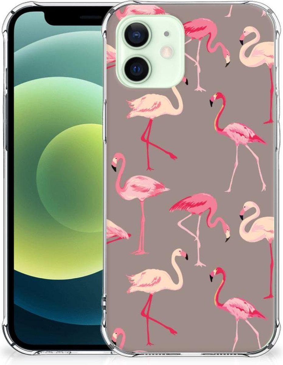 iPhone 12 Mini Case Anti-shock Flamingo