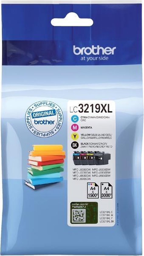 Original Ink Cartridge Brother LC3219XL Black/Cyan/Magenta/Yellow