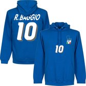 Roberto Baggio Italië 1994 Home Hoodie - Blauw - XXL