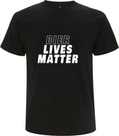 Bier lives matter Heren t-shirt | drank | bier | cafe | feest | grappig | cadeau | Zwart