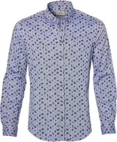 Hensen Overhemd - Slim Fit - Blauw - XXL