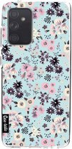 Casetastic Samsung Galaxy A52 (2021) 5G / Galaxy A52 (2021) 4G Hoesje - Softcover Hoesje met Design - Flowers Pastel Print
