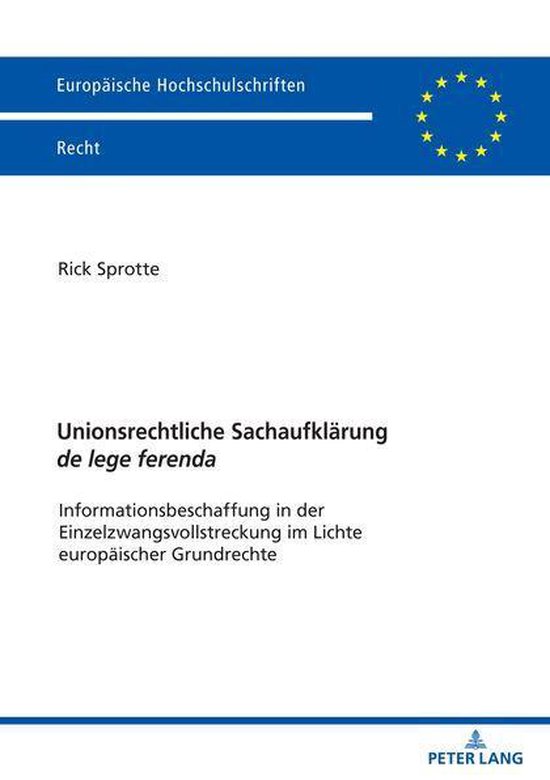Europaeische Hochschulschriften Recht 6210 - Unionsrechtlich ... - cover
