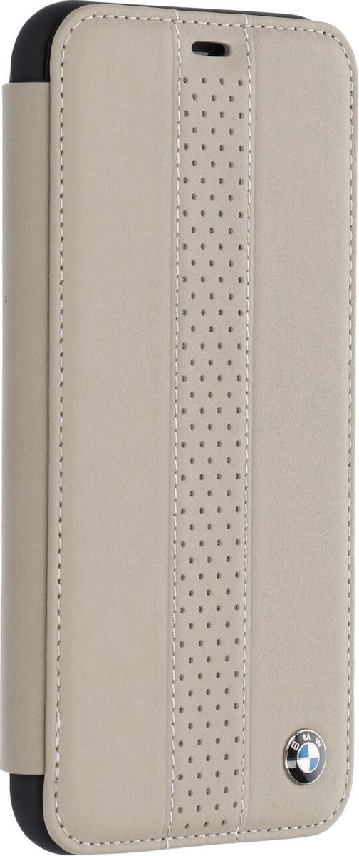 BMW Bruin iPhone Xs Max - Book Case - Stijlvol - Leer - Pashouder