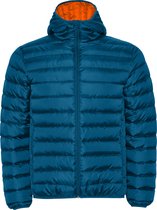 Gewatteerde jas met donsvulling Blauw Maanlicht model Norway merk Roly maat L