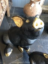 Prachtig bronzen beeld van een varken groot, Bronze pig groot