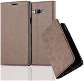 Cadorabo Hoesje voor Samsung Galaxy A7 2015 in KOFFIE BRUIN - Beschermhoes met magnetische sluiting, standfunctie en kaartvakje Book Case Cover Etui