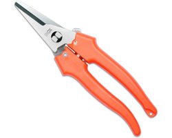 W-Selected Veelzijdige Allesknipper - 19 cm - Oranje met Sluiting