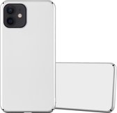 Cadorabo Hoesje voor Apple iPhone 12 MINI in METAAL ZILVER - Hard Case Cover beschermhoes in metaal look tegen krassen en stoten