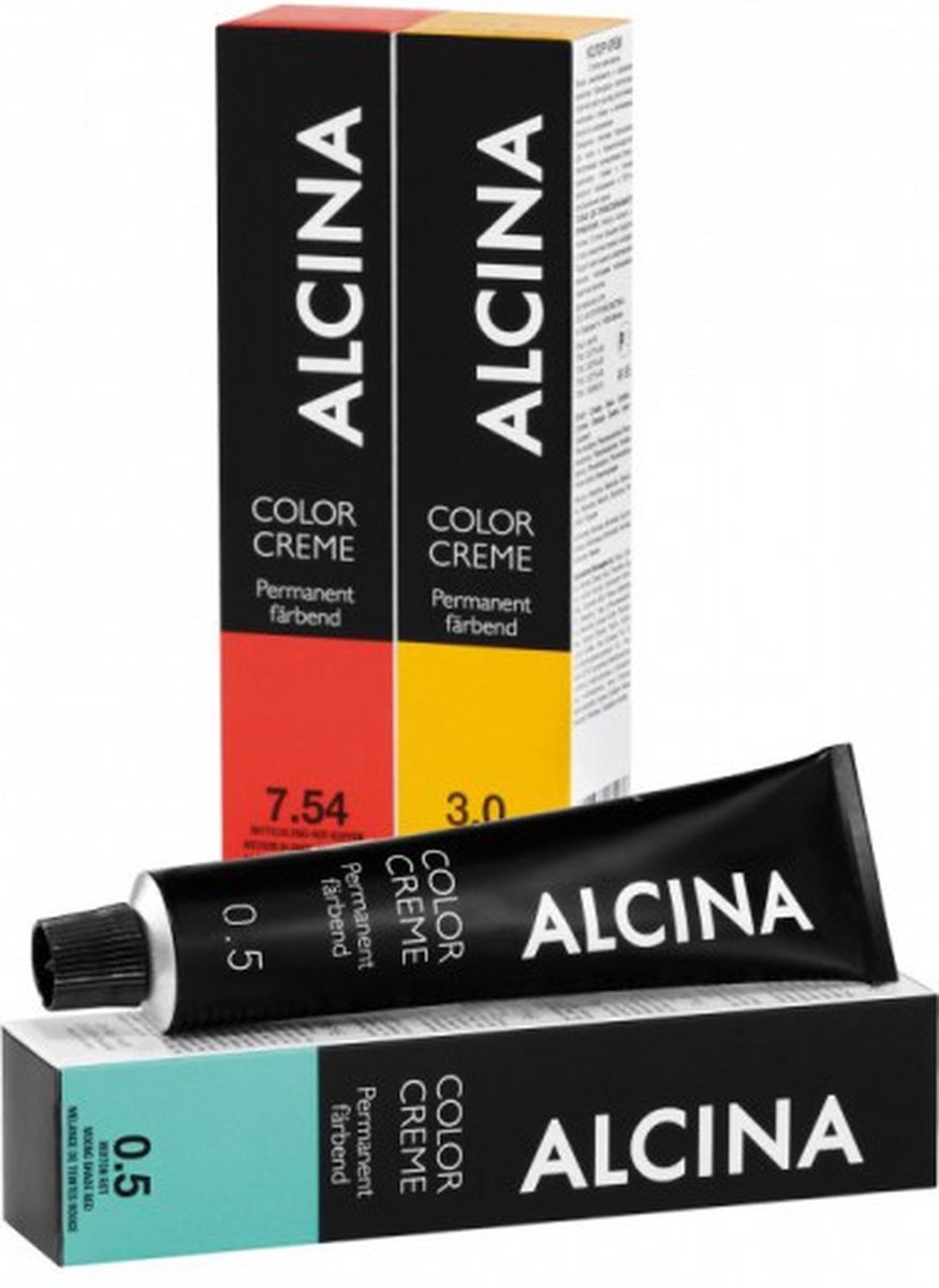 Alcina Coloration Coloration Color Creme Permanent Hair Dye 10.8 Light Blonde Silver 60 ml