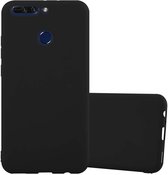 Cadorabo Hoesje geschikt voor Honor 8 PRO in CANDY ZWART - Beschermhoes gemaakt van flexibel TPU silicone Case Cover