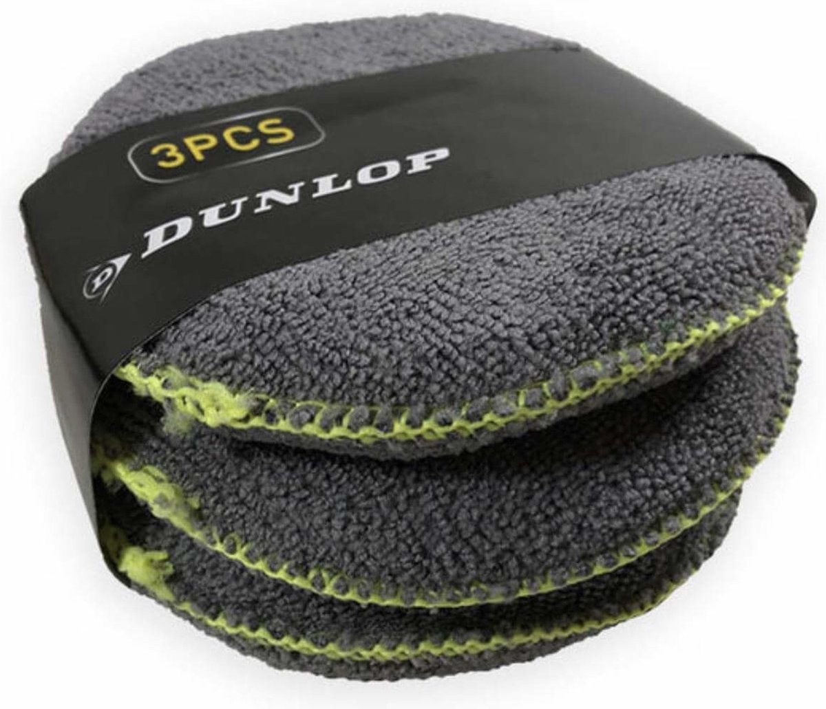 Dunlop Auto Was Set 9 stuks - Auto Schoonmaak Set - Microvezel en Kunststof - Geel/Grijs