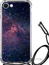 Smartphone hoesje iPhone SE 2022 | 2020 | 8 | 7 Mobiel Case met transparante rand Stars