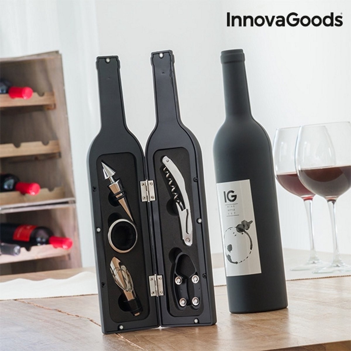 MikaMax Accessoires pour le vin Bouteille de vin 5x accessoire pour le vin  Fermeture