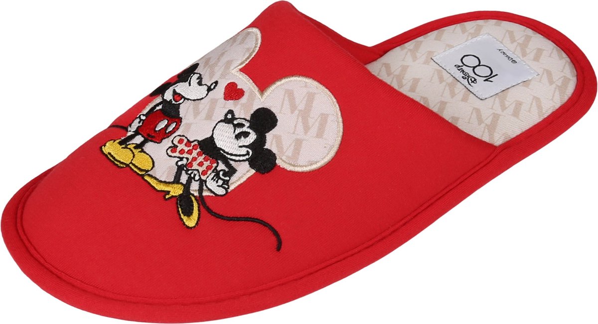 Mickey en Minnie Mouse Disney - Rood, damespantoffels/sloffen, huisschoenen / 40-41