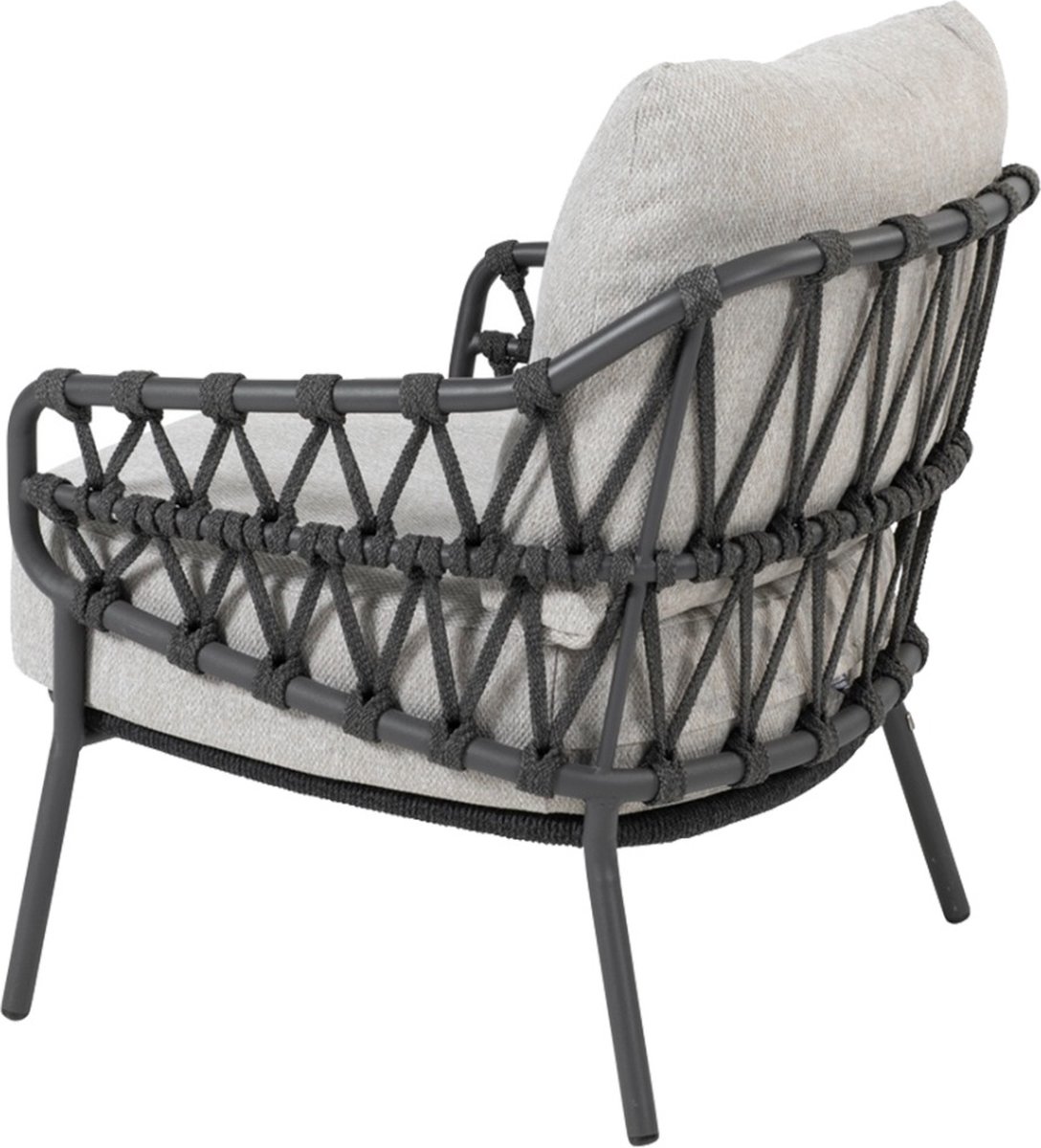 4 Seasons Outdoor Calpi fauteuil lounge dining bas - anthracite