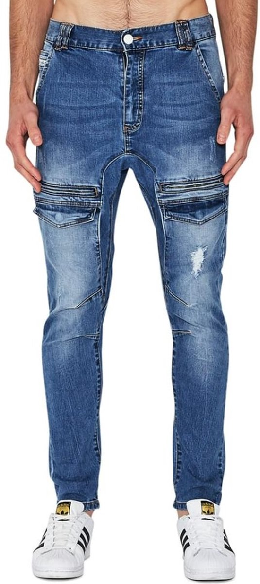 Nena & Pasadena Hurricane Pant - Lincoln Blue - Maat 34