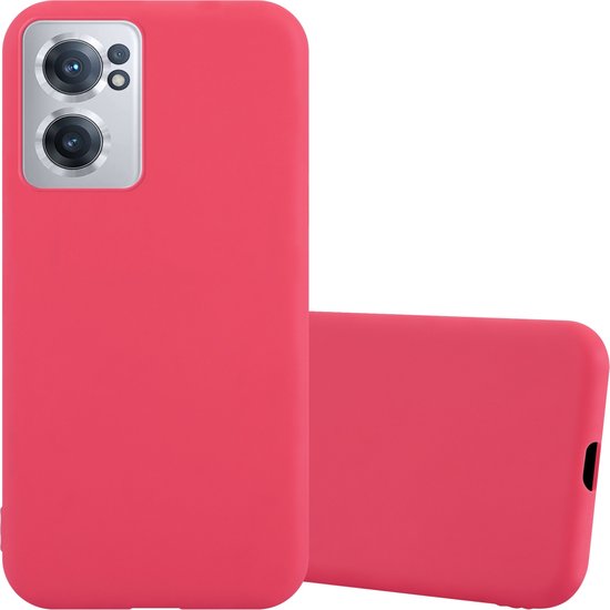 Coque Cadorabo pour OnePlus Nord CE 2 5G en ROUGE CANDY - Coque de protection en silicone TPU souple