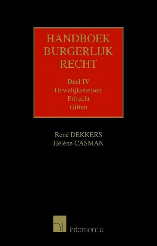 Handboek Burgerlijk Recht - deel IV - cover