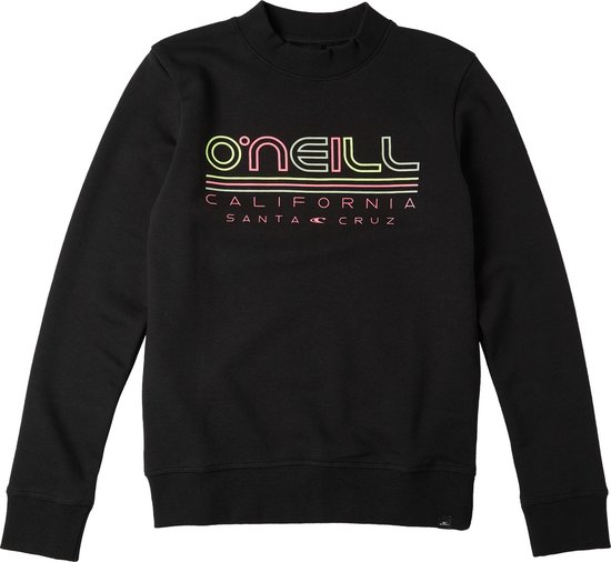 O'Neill Sweatshirts Girls All Year Crew Sweatshirt Black Out - A Trui 176 - Black Out - A 70% Cotton, 30% Recycled Polyester