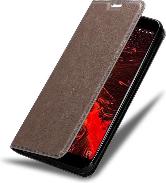 Étui Cadorabo pour Lenovo S5 en COFFEE BROWN - Pochette de protection avec fermeture magnétique