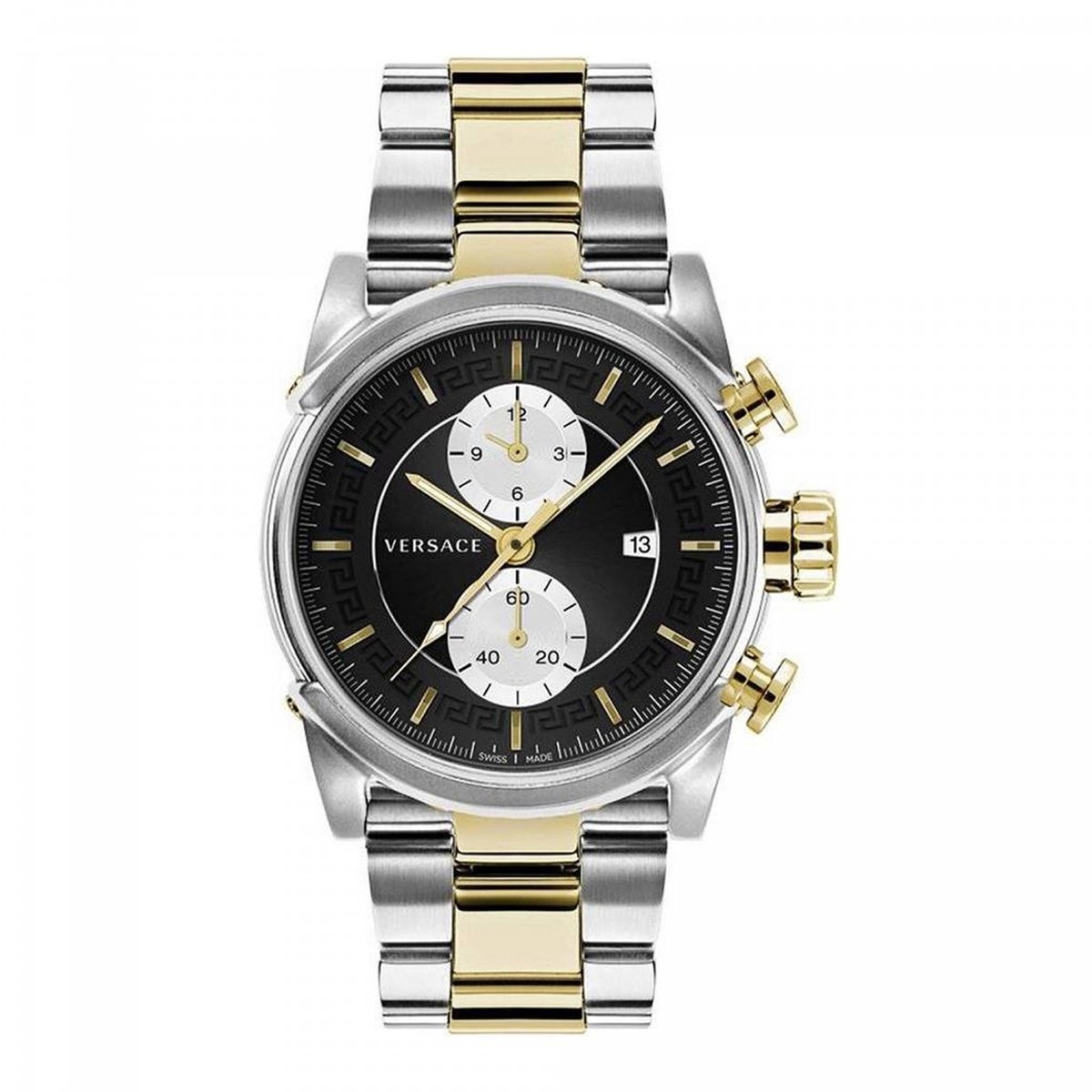 Versace VEV400519 horloge mannen - Roestvrij Staal - zilver