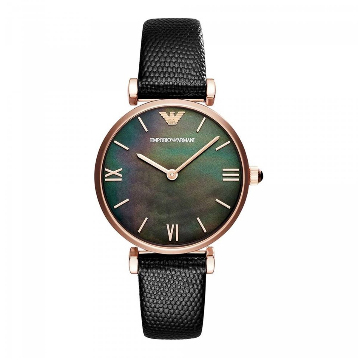 Emporio Armani Gianni T-Bar horloge - Zwart